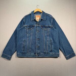 Asian American‎ Girl Club Night 8084 Thuy Levis Denim Jean Jacket Womens XL Blue
